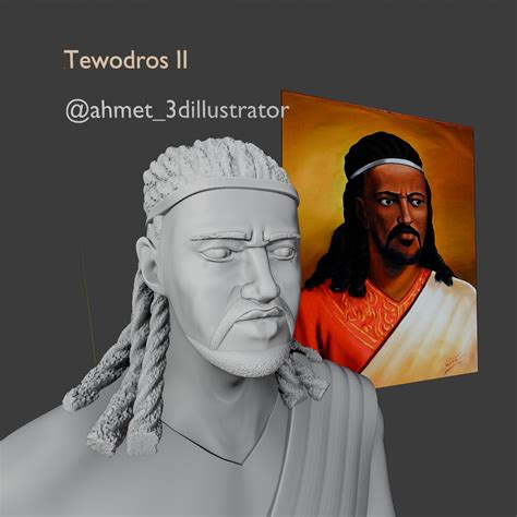 Free Stl File Tewodros Ii The King Of Abyssinia 🤴・3d Printable Design