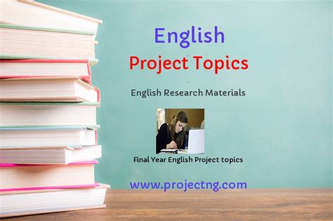 Free English Project Topics For Final Year Students Project Materials