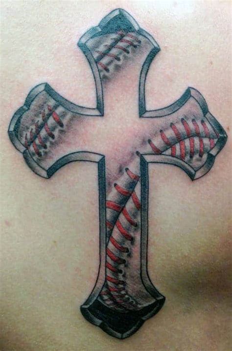 Choose from 260+ baseball bat graphic resources and download in the form of png, eps, ai or psd. 20 Baseball Cross Tattoo Designs For Men - Religious Ink Ideas