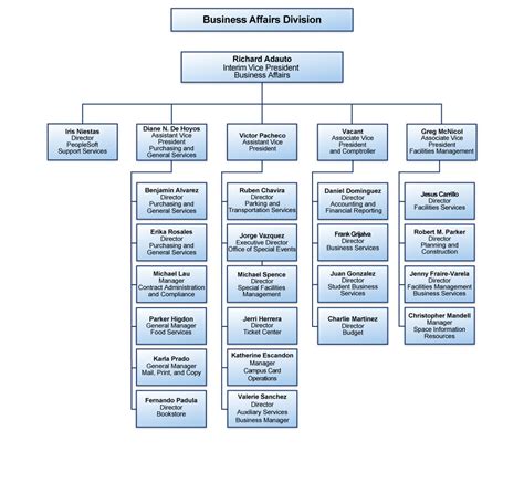 Interim director, multicultural student programs and services arnel bulaoro. Organization Chart