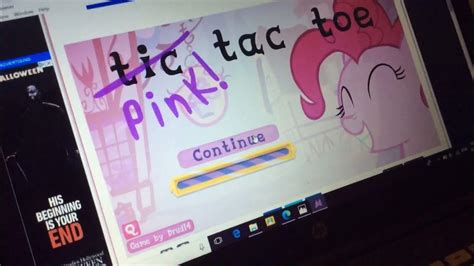 Pink Tac Toe My Little Pony Old Hasbro Flash Game Youtube