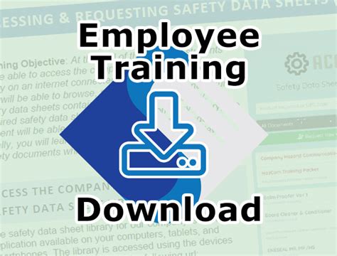 Employee Training Handout Data Sheet Solutions