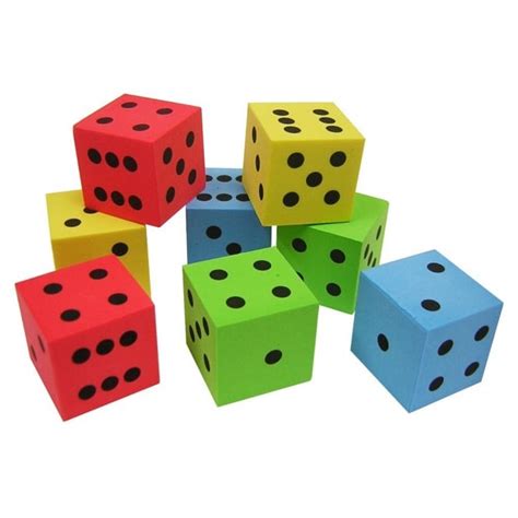 Soft Foam Dots Dice Numeracy From Early Years Resources Uk