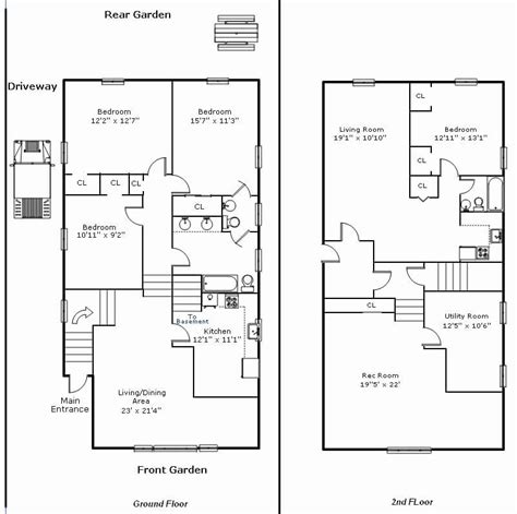 Modern Barndominium Floor Plans 2 Story With Loft 30x40 40x50 40x60