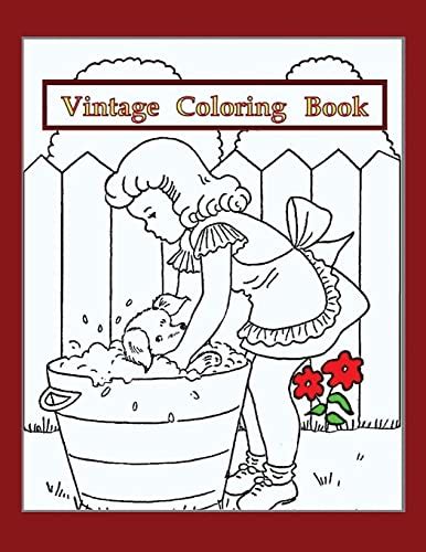 Vintage Coloring Book Vintage Drawings From 1944 Volume 1 Press