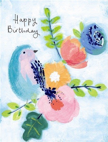 Pin By Sarah Leytes On Cards Happy Birthday Birds Happy Birthday