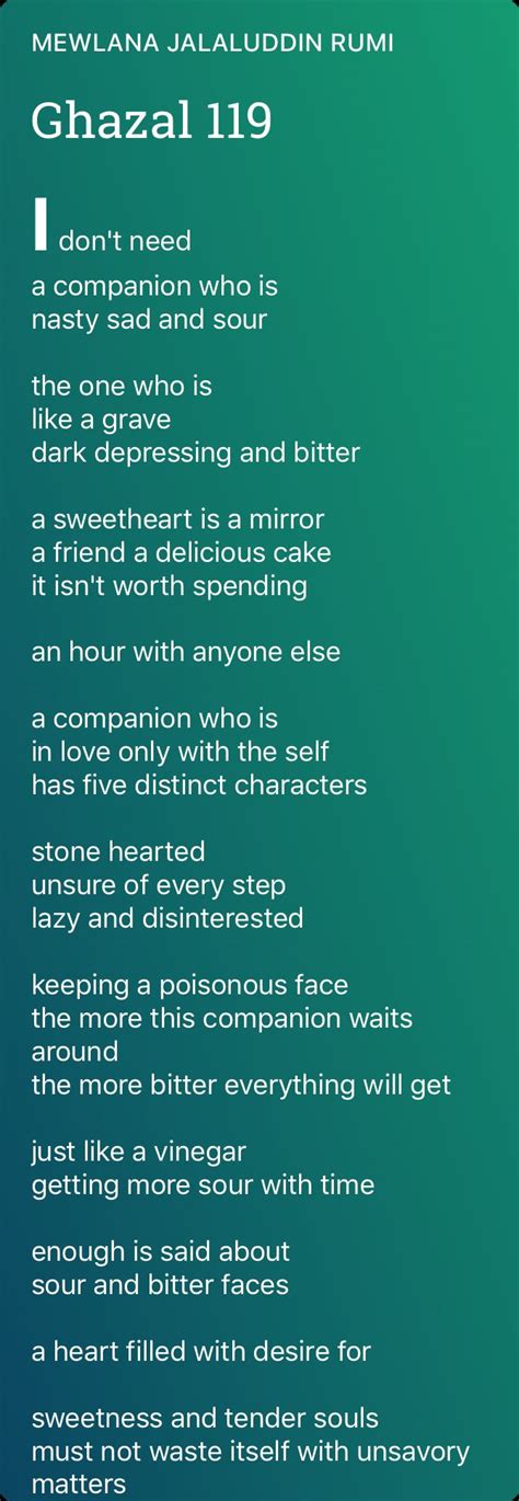 Ghazal 119 Ghazal 119 Poem By Mewlana Jalaluddin Rumi Rumi Rumi