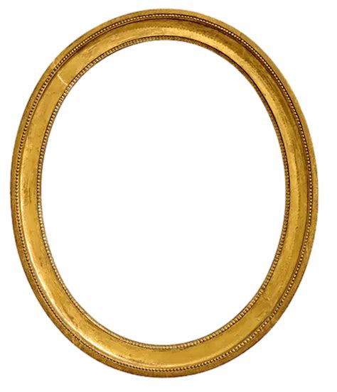 Golden Oval Frame Png Transparent Images Free Download
