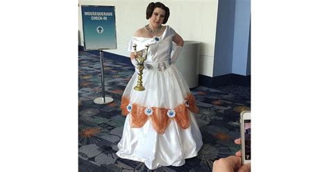 Princess Leia Belle Disney Costumes At D23 Expo Popsugar Love And Sex