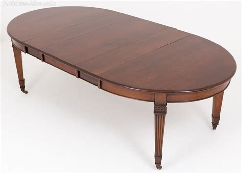 Mahogany Oval 3 Leaf Extending Dining Table Antiques Atlas