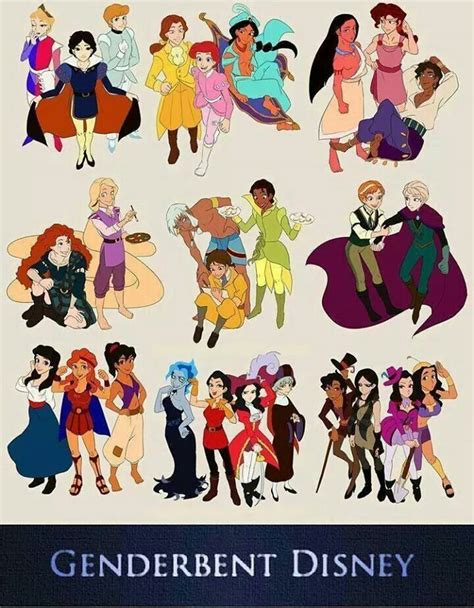 Genderbent Disney Gender Bent Disney Disney Animation Disney Fan Art