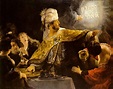 Rembrandt, Belshazzar's Feast, 1636-8 | Rembrandt paintings, Biblical ...