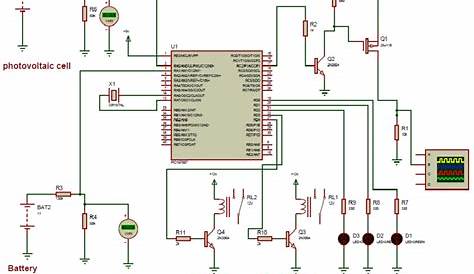 automatic solar charge controller circuit diagram