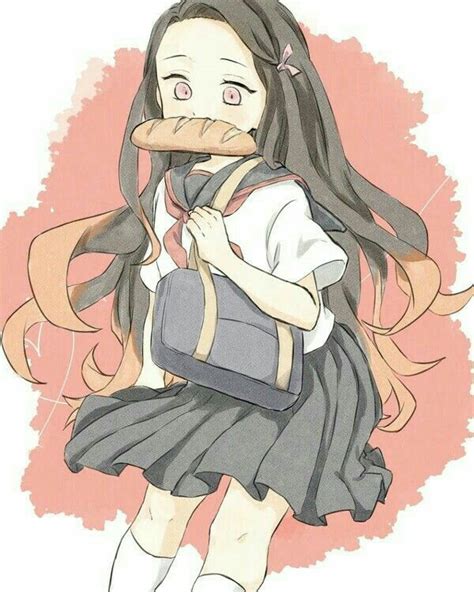 Nezuko Kamado Loves Bread Chan Anime Pinterest