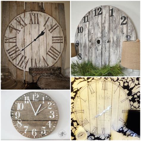 I have often admired those giant pallet clocks you find in home décor shops for. 16 Pallet Clock Tutorials