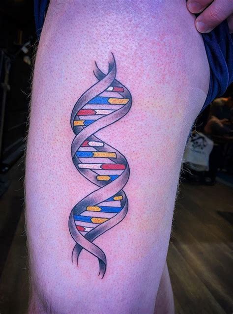 50 Pretty Dna Tattoos To Inspire You Page 33 Diybig