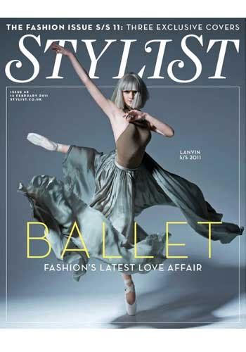 Londons Stylist Magazine Coverballet And Fashion The Perfect