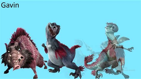 All Ice Age Characters Size Comparison Youtube