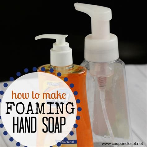 Soap can only be called soap if it goes through the. How to make Foaming Hand Soap - One Crazy Mom