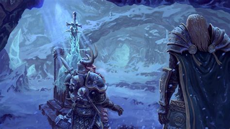Frostmourne Muradin Alliance Warcraft Dwarf Human World Of