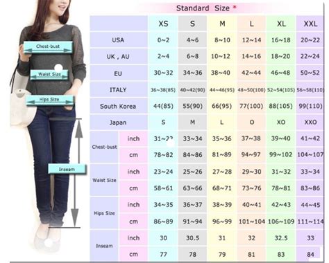 Womens Jeans Size Chart Uk H M Best Picture Of Chart Anyimageorg