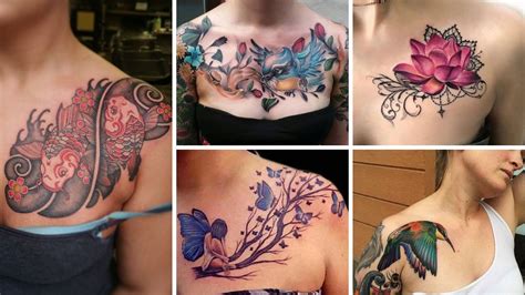 60 Stunning Chest Tattoos For Women To Try In 2023