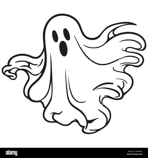 cute ghost isolated vector halloween concept cartoon ghosts spooky vector stock vector image