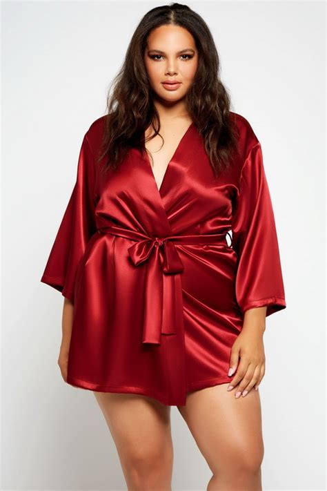 Plus Size Infinite Glamour Sexy Robe Spicy Lingerie
