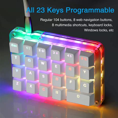Buy Koolertron One Handed Macro Mechanical Keyboard Portable Mini One