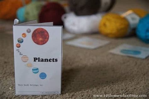 Free Planets Mini Book 123 Homeschool 4 Me
