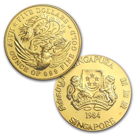 Buy 1984 Singapore 4 Coin Gold Set Bu Apmex