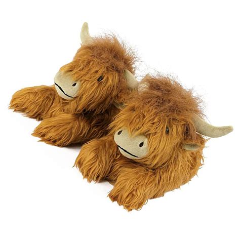 Highland Cow Slippers Yaks Slippers Winter Bedroom Home Plush Slippers