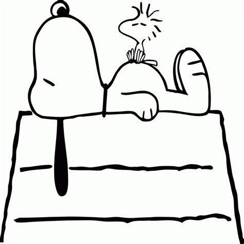 Official website of peanuts by charles m. Snoopy And Woodstock Coloring Pages - Coloring Home