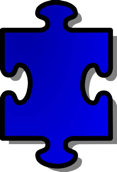 Blue Puzzle Pieces Clipart Best