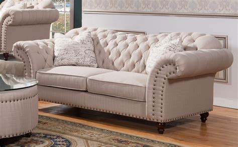 Loveseat is the best way to buy vintage sofas in san diego, los angeles & orange county. Walton Classic Sweetheart Button Tufted Sofa & Loveseat ...