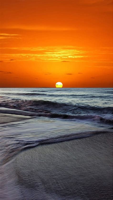 Sunset Beach Android Wallpapers Wallpaper Cave