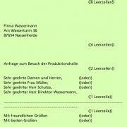 Zudem stehen oben rechts die ortsangabe und das datum. Der sachliche Brief in Deutsch | Schülerlexikon | Lernhelfer