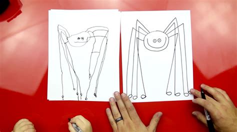 How To Draw A Daddy Long Legs Art For Kids Hub Halloween Art