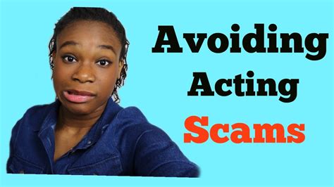 Avoiding Acting Scams Youtube