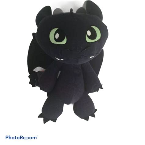💚 Dreamworks How To Train Your Dragon Toothless Growling Talking Plush