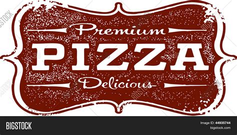 Vintage Pizzeria Pizza Sign Vector And Photo Bigstock