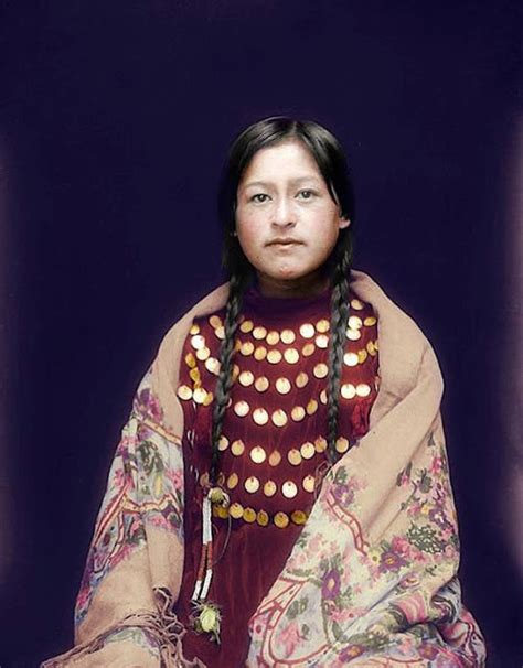 Amazing Color Portraits Of 19th Century Native Americans Published Native American Women