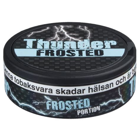 This year's snus and nicotine pouch sale is a snuscentral.com first. Thunder Extra Strong Frosted Portion Snus