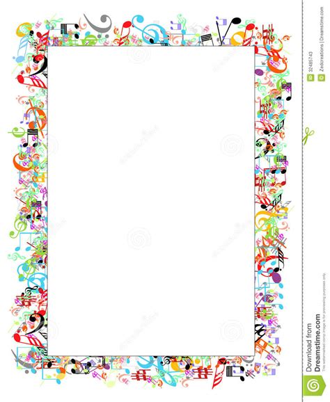 Music Frames And Borders Clip Art