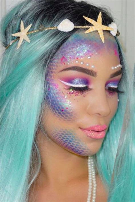 30 Halloween Makeup Tutorial Mermaid Dismakeup