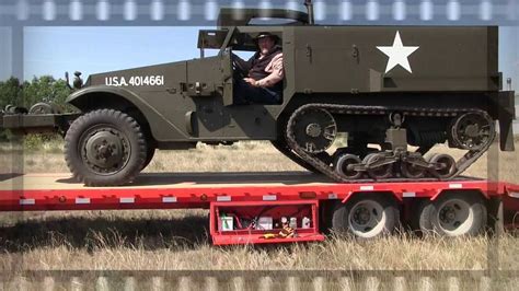 Mrtruck Drives A Wwii Army Half Track Youtube