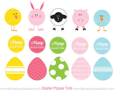 Content tagged with free printable easter eggs. Easter Paper Tots {free download} - Kiki & Company