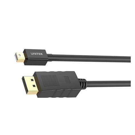 Displayportmini To Displayport Cable 3m Unitek Y C612bk