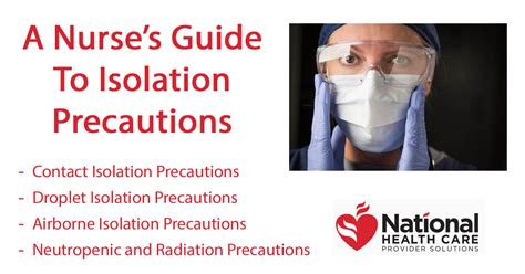 A Nurses Guide To Isolation Precautions