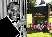Louis Armstrong. | Famous tombstones, Famous graves, Famous people